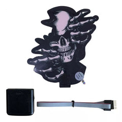 DEVIL SKULL LED Car Window Sticker Windshield Electric Safety Decal Decoration Sticker Auto 1 Pc