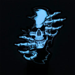 DEVIL SKULL LED Car Window Sticker Windshield Electric Safety Decal Decoration Sticker Auto 1 Pc