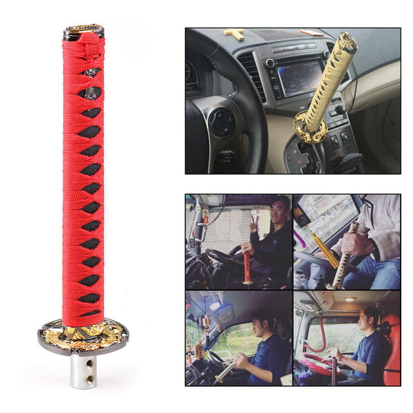 Universal Long Sword Katana Handle Gear Shift Knob Manual Transmission Shifter Lever Stick
