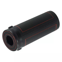 Universal PU Leather Cup Holder Tissue Box with Red Stitching 1 Pc