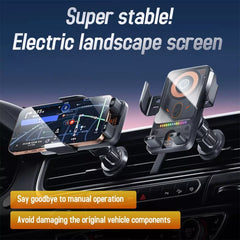Universal Car Automatic Mobile Holder With Wireless Charger In Premium Quality 1 Pc