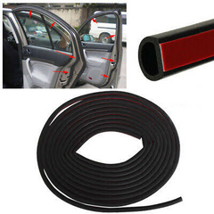 Car Door Edge Guard Rubber Seal Protector D Shape Edge Protection Fit for Car 1 Pc