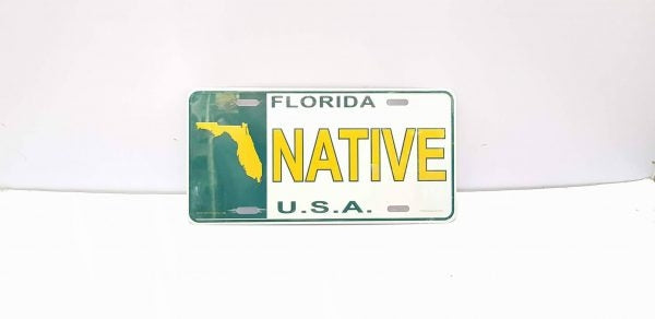 Embosed No. Plate Frame NATIVE