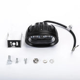 2 SMD Oval Fisheye Cree Led-20watts Black Universal