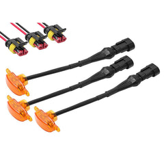 GMC Amber Front Grill Yellow LED Light 3 pcs Set