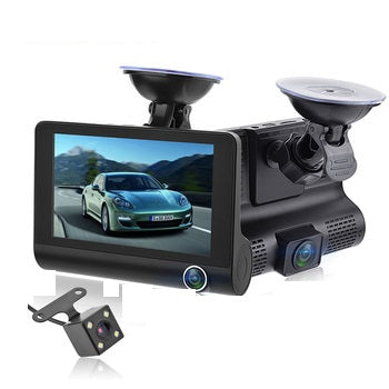 Universal Car DVR Dash Camera, FHD 1080P 170° Wide Angle Car DVR Rearview Video Dash Cam Recorder Camera LCD Screen
