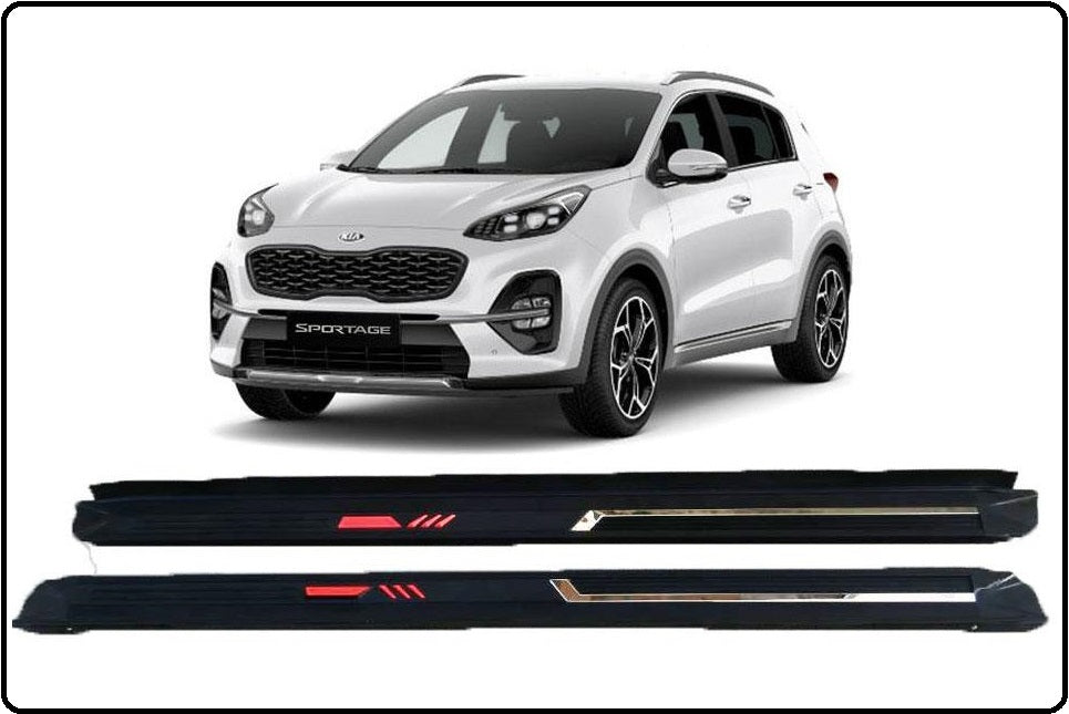 KIA Sportage Side Steps Running Bar Rail Latest Version Model 20192