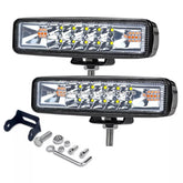 6inch LED Work Light bar double color Strobe 12V 24V(1-PC)