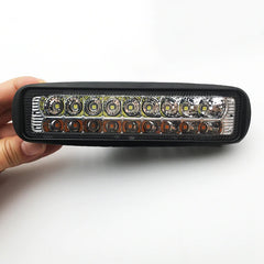 Bar Light 9 SMD Dual Color 6 Inch White Yellow 1 Pc