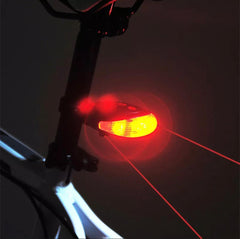 Waterproof Bicycle Cycling Lights Taillights LED Laser Safety Warning Bicycle Lights Bicycle Tail Bicycle Accessories Light