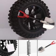 Car Antenna Car Spare Tire Decoration With Shovel