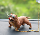 Car Interior Decoration Bull Dog Brown Hanging Car Pitt Bull Hanging