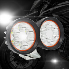 Motorcycle Bike Spotlight LED Spot Light Headlight Driving Waterproof Fog Lamp