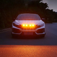 GMC Amber Front Grill Yellow LED Light 4 pcs Set