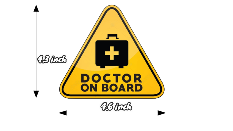 Doctor On Board Sticker
