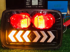 Devil Eye Headlight Double Lens With Arrow Original Fitting For Honda CD70 / CG125