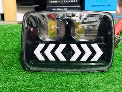 Devil Eye Headlight Double Lens With Arrow Original Fitting For Honda CD70 / CG125