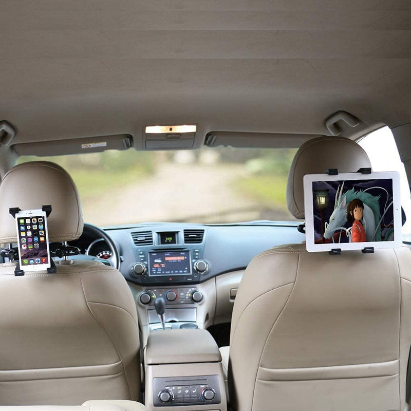Adjustable Universal 360° Tablet - Mobile Holder For Car Back Seat Headrest Mount Cradle