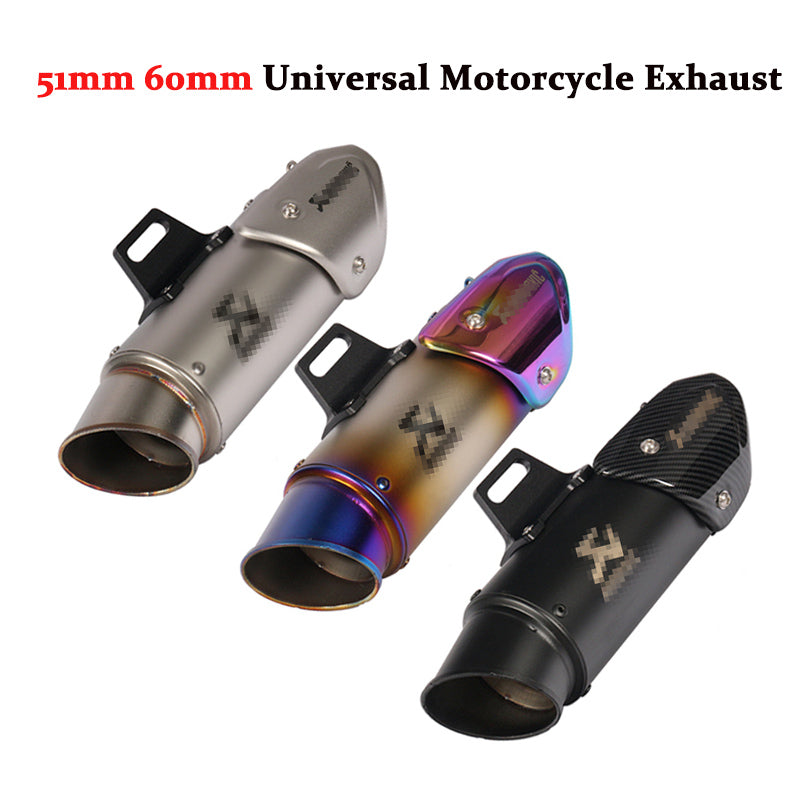 Akrapovic New 2020 Exhaust with plate Universal