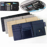 Car Styling Sun Visor Organizer Storage Bag Black Color