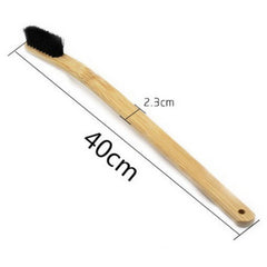 Auto Engine Brush Rim Wheel Tire Multi-function Bamboo Handle Mane Brushes Car Wash Cleaning