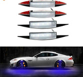 Car EyeBrow Wheel Light Blue