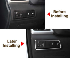 Hyundai Tucson Headlight Control Button Carbon Fiber Trims - Model 2020-2021
