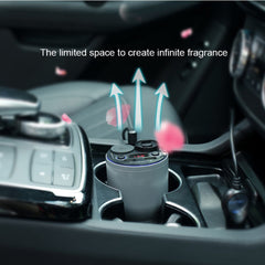 Car Aroma Diffuser Humidifier Cup Holder Charger