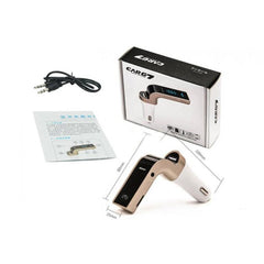 Car G7 Wireless Bluetooth FM Transmitter - Modulator Car Charger MP3 Player