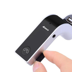 Car G7 Wireless Bluetooth FM Transmitter - Modulator Car Charger MP3 Player