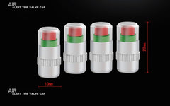 Car Tire Pressure Monitor Valve 2.4 bar Air Alert Cap 4 Pcs Set