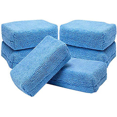 Car Wash Microfiber Detailing Sponge Applicator Pack of 6