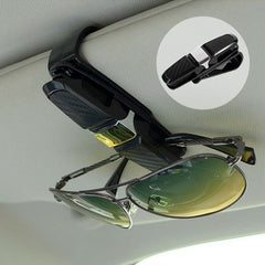 Car Sun Visor Organizer 2 Glasses Holder Clip