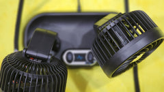 Portable USB Fan 360° Double Head Rotating With Adjustale 180° Up Down For Desktop/ Car / Truck Van USB Controlled 5 Inch Size