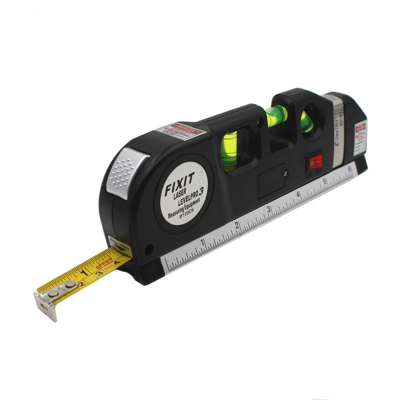 Laser Level Pro 3 Multipurpose 2.5m Measurement Hand Tool