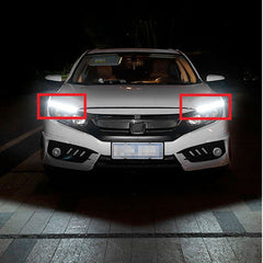 LED DRL Driving Daytime Running Lights Strip COB 2 Pcs Set