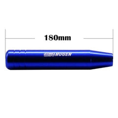 MUGEN Shift Gear Knob Aluminum Gear Shift Knob Extended Long Manual Blue