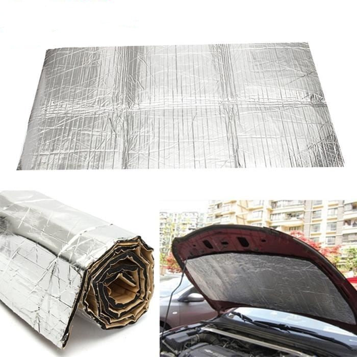 Car engine deals heat insulation