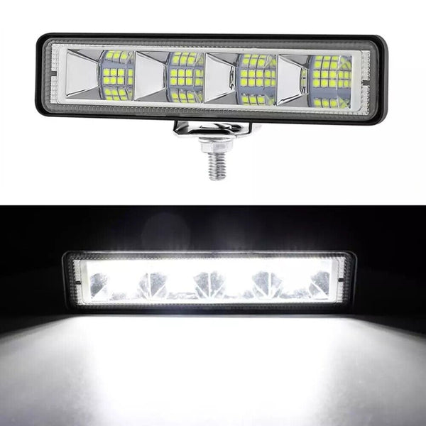 6 Inch Tri-row Style Dual Colure Light With Flasher Flood Bar Light 1 Pcs