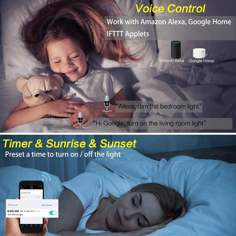 Smart Life RGB LED Strip WIFI Controller - Smartphone APP Controller With Alexa Magic Google Assistant
