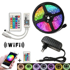 Smart Life RGB LED Strip WIFI Controller - Smartphone APP Controller With Alexa Magic Google Assistant