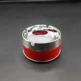 Smart Push Smokeless Windproof Car Stainless Steel Modern Spinning Ashtray Red