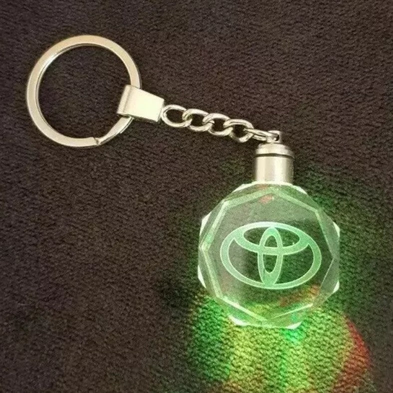 Smart Toyota LED Keychain With Multiple Light Shades