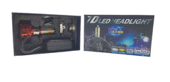 TD LED Headlight m3 Red H4 H6 HS1 45Watts IP67 Hi - Low 4500LM