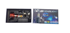 TD LED Headlight m3 Red H4 H6 HS1 45Watts IP67 Hi - Low 4500LM