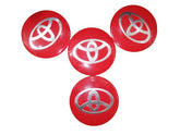 TOYOTA Plastic Logo 4 Pcs Set