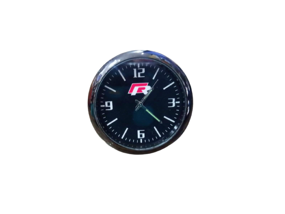 Universal Car Dashboard Clock Table Classic Shinny Small Round Analog Clock R