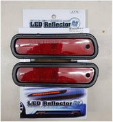 Universal Car LED Reflector Bumper Reflector Light Side Marker Red