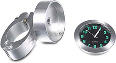 Universal Motorcycle - Bike Handle Analog Clock Black