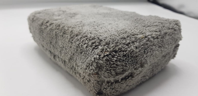 Car Wash Microfiber Detailing Sponge Applicator Grey